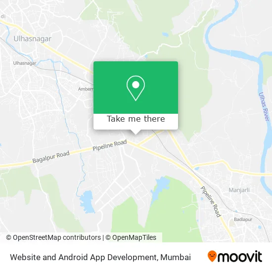 Website and Android App Development map