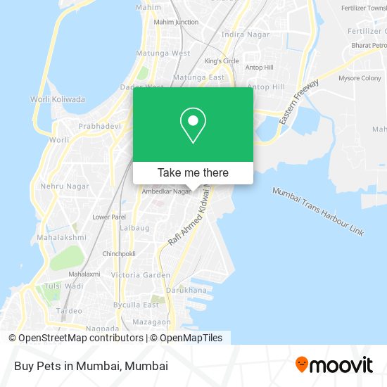 Buy Pets in Mumbai map