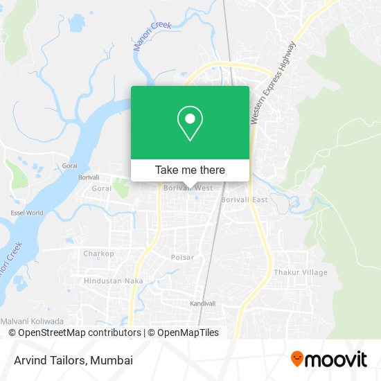 Arvind Tailors map