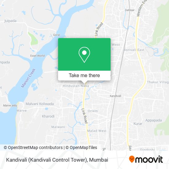 Kandivali (Kandivali Control Tower) map