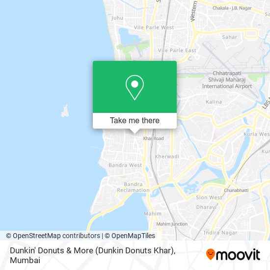 Dunkin' Donuts & More (Dunkin Donuts Khar) map