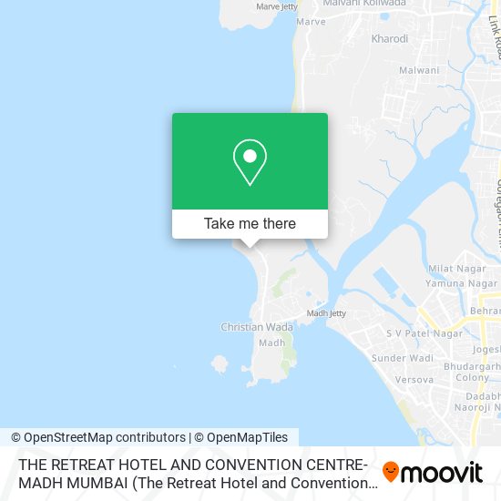 THE RETREAT HOTEL AND CONVENTION CENTRE-MADH MUMBAI (The Retreat Hotel and Convention Centre-Madh) map