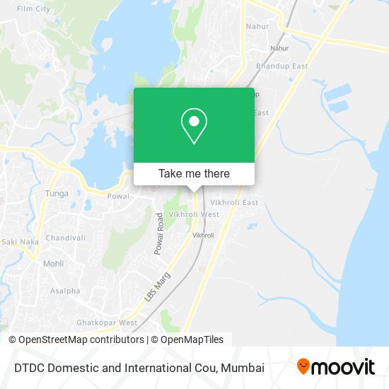 DTDC Domestic and International Cou map