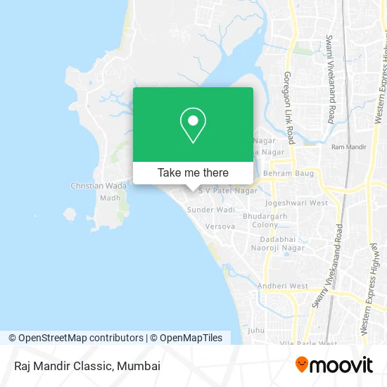 Raj Mandir Classic map