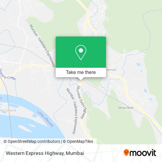 Western Express Highway map