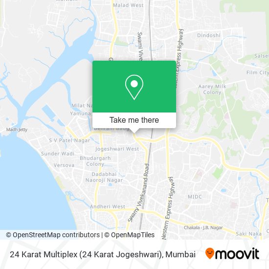 24 Karat Multiplex (24 Karat Jogeshwari) map