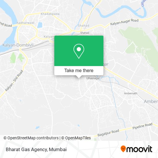 Bharat Gas Agency map