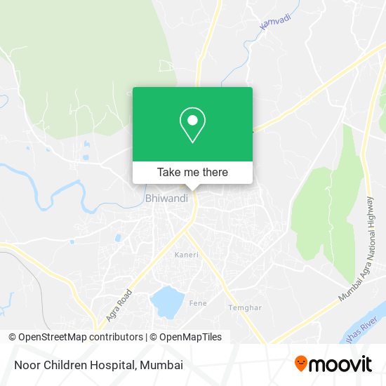 Noor Children Hospital map