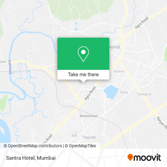 Santra Hotel map