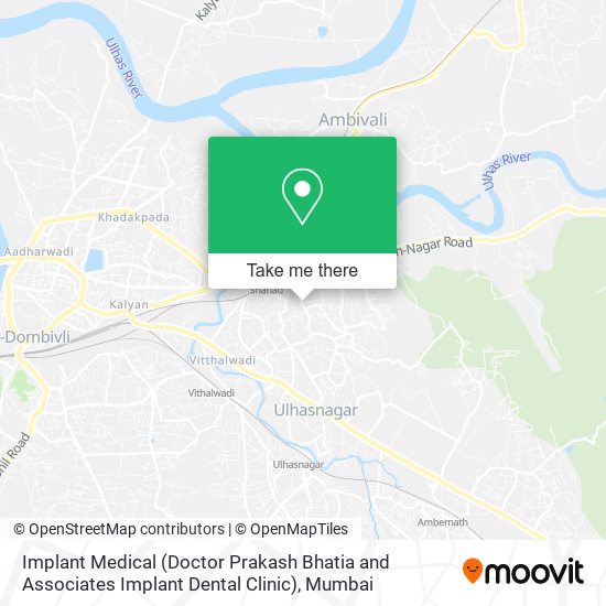 Implant Medical (Doctor Prakash Bhatia and Associates Implant Dental Clinic) map