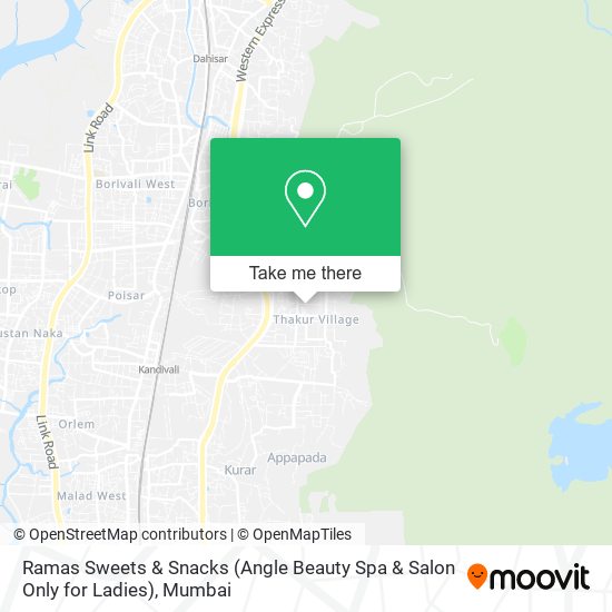 Ramas Sweets & Snacks (Angle Beauty Spa & Salon Only for Ladies) map