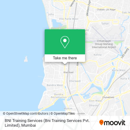 BNI Training Services (Bni Training Services Pvt. Limited) map