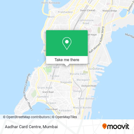 Aadhar Card Centre map