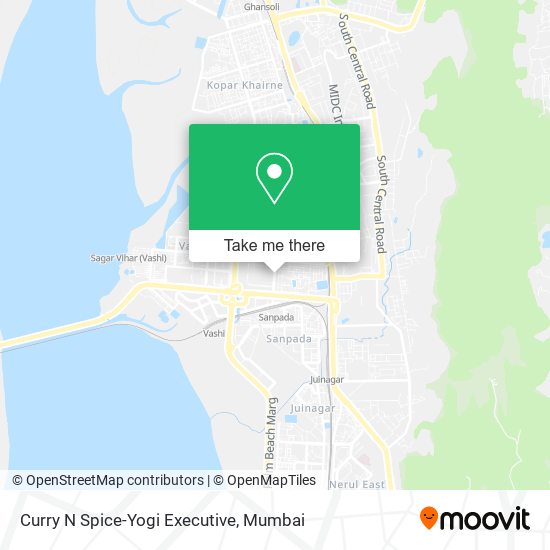 Curry N Spice-Yogi Executive map
