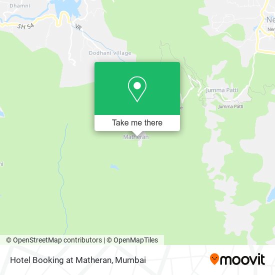 Hotel Booking at Matheran map
