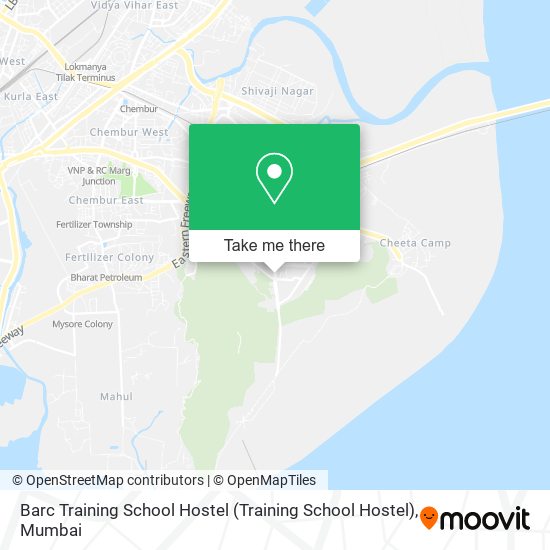 Barc Training School Hostel map