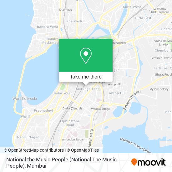 National the Music People map