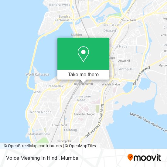 Voice Meaning In Hindi map