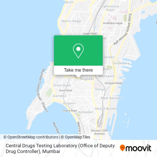 Central Drugs Testing Laboratory (Office of Deputy Drug Controller) map