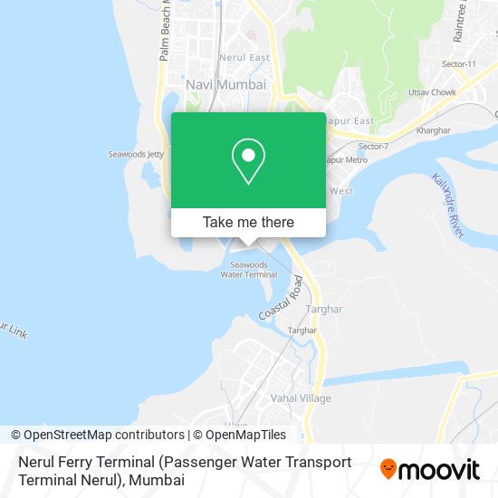 Nerul Ferry Terminal (Passenger Water Transport Terminal Nerul) map