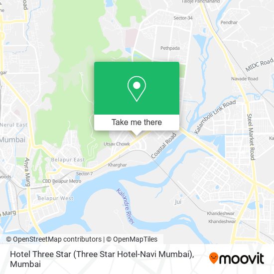 Hotel Three Star (Three Star Hotel-Navi Mumbai) map