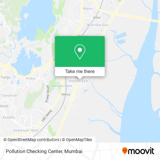 Pollution Checking Center map