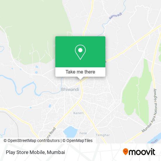 Play Store Mobile map