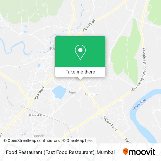 Food Restaurant (Fast Food Restaurant) map