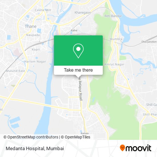 Medanta Hospital map