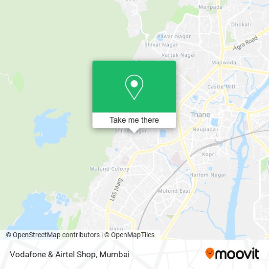 Vodafone & Airtel Shop map