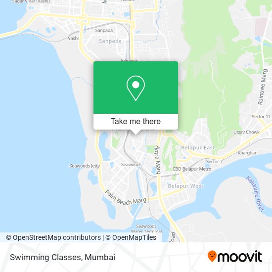 Swimming Classes map