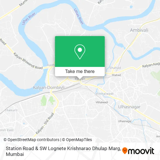 Station Road & SW Lognete Krishnarao Dhulap Marg map