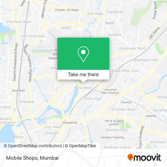 Mobile Shops map