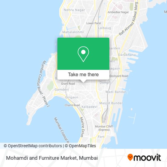 Mohamdi and Furniture Market map