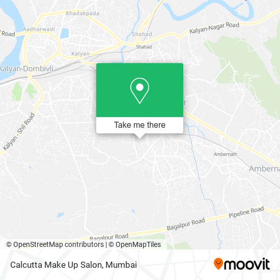 Calcutta Make Up Salon map