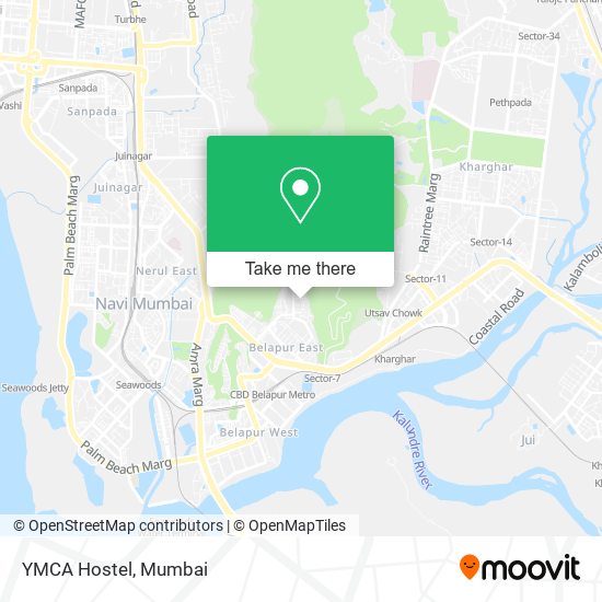 YMCA Hostel map