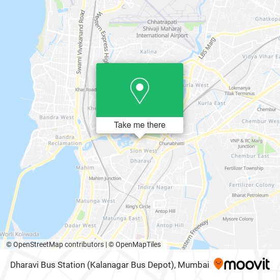 Dharavi Bus Station (Kalanagar Bus Depot) map
