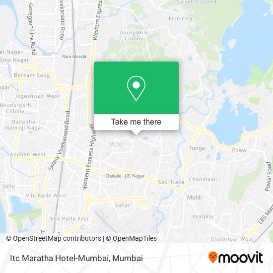 Itc Maratha Hotel-Mumbai map