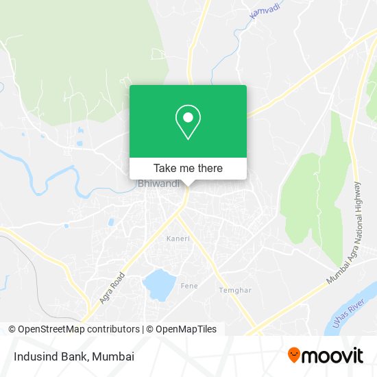 Indusind Bank map