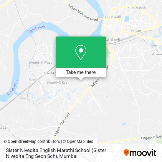 Sister Nivedita English Marathi School (Sister Nivedita Eng Secn Sch) map