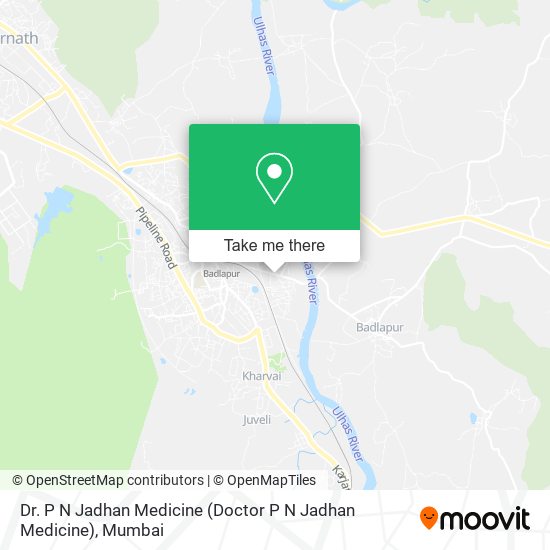 Dr. P N Jadhan Medicine map