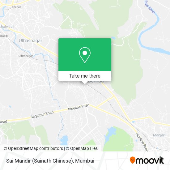 Sai Mandir (Sainath Chinese) map