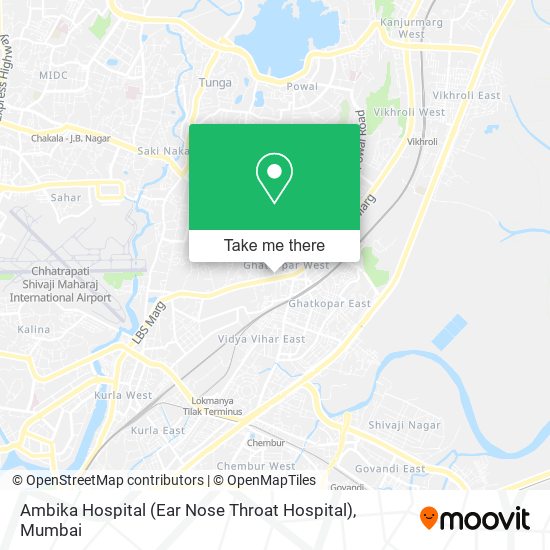 Ambika Hospital (Ear Nose Throat Hospital) map