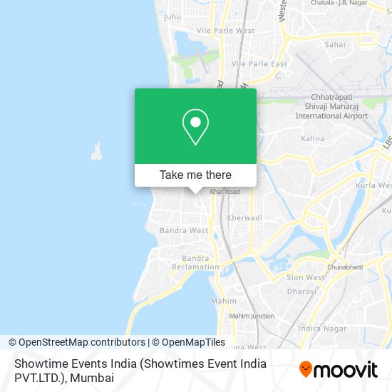 Showtime Events India (Showtimes Event India PVT.LTD.) map