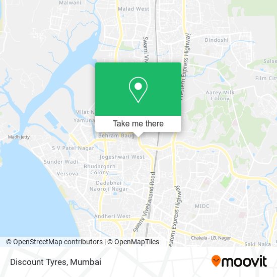 Discount Tyres map