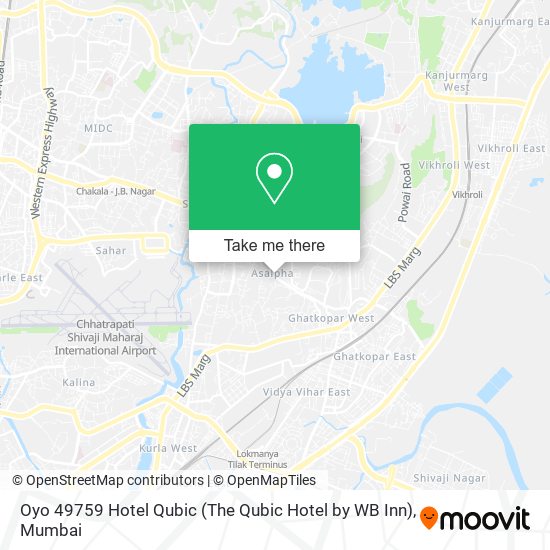 Oyo 49759 Hotel Qubic (The Qubic Hotel by WB Inn) map