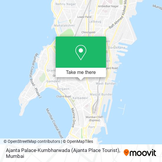 Ajanta Palace-Kumbharwada (Ajanta Place Tourist) map