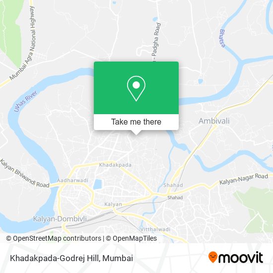 Khadakpada-Godrej Hill map