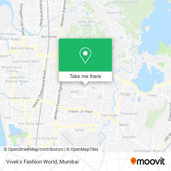 Vivek's Fashion World map