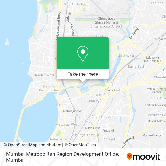 Mmrda (Mumbai Metropolitan Region Development Office) map